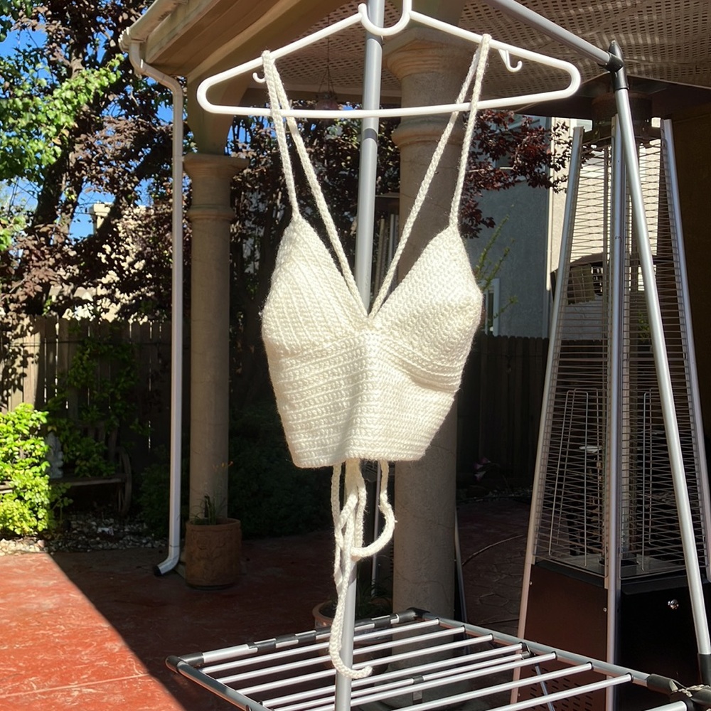 Crocheted Small Strappy Top